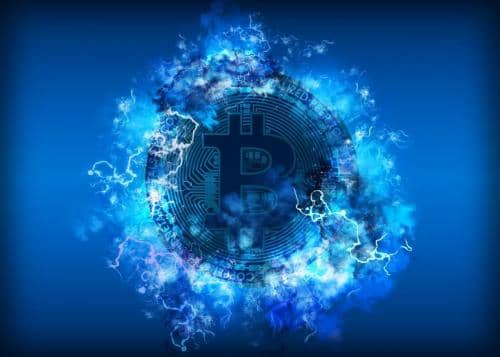 Blockchain Universe Explosion Wallpaper