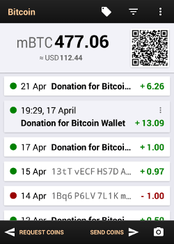 Bitcoin Wallet - Mobilt - Android - Välj plånbok - Bitcoin